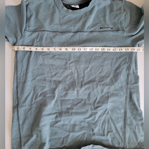 Columbia Sportswear Teal Colored Long Sleeve Crewneck Pullover Sweater - Picture 5 of 12